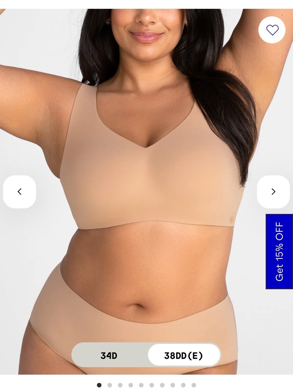 Honeylove Original Softform Bra Size 2X Wireless Nude Pullover Comfort